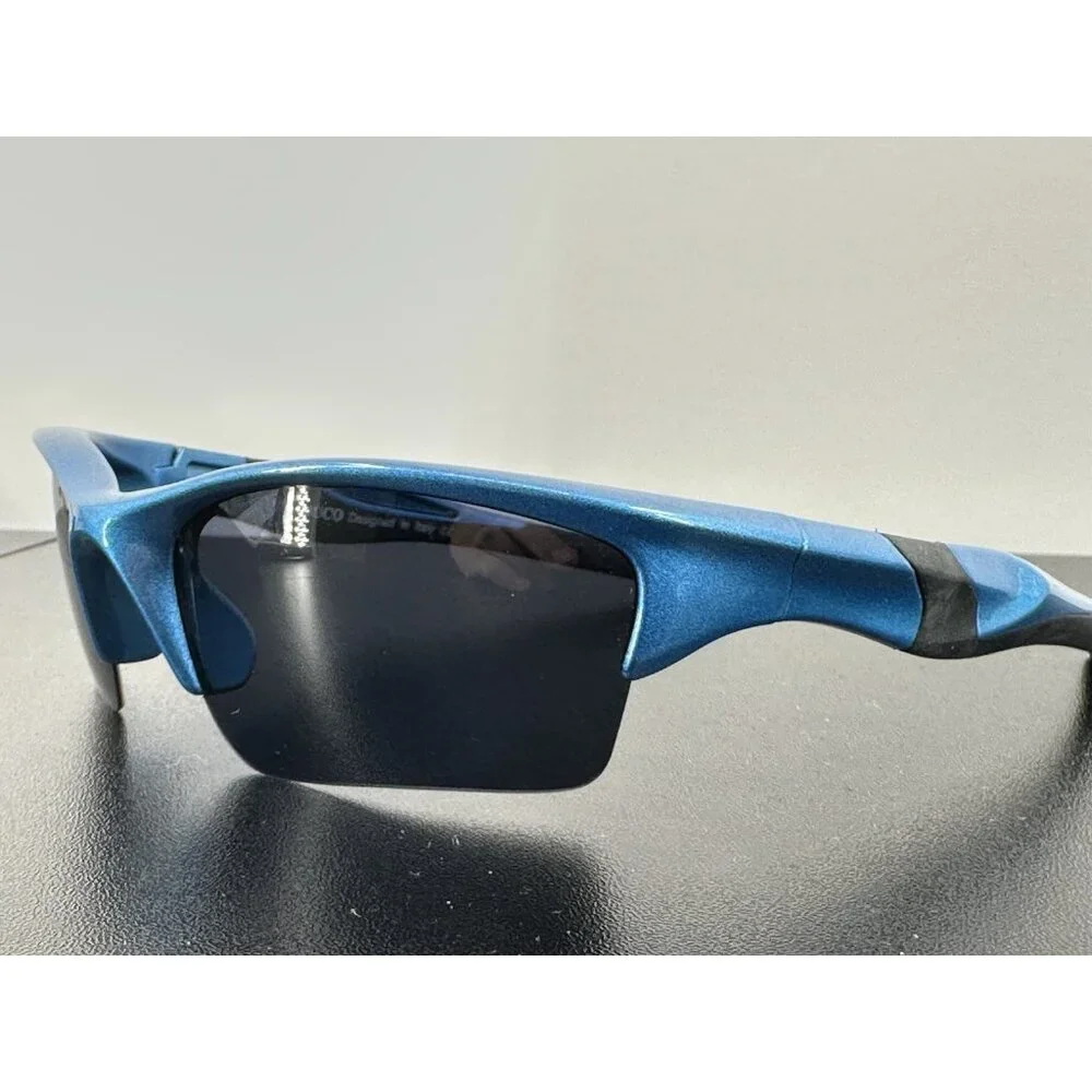 DUCO dc-K014-c2 Blue Wrap Around Shield Sunglasses Kids 52-18-110 Blue (C2-21)